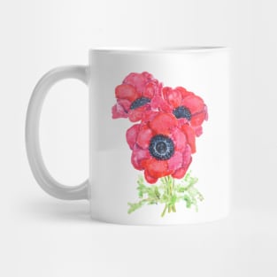 red anemones Mug